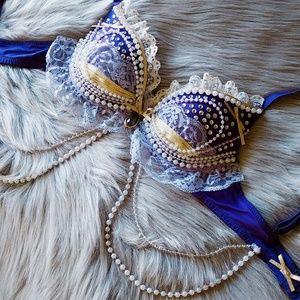 VS Festival Rave Costume Bra Top 32A Push Up